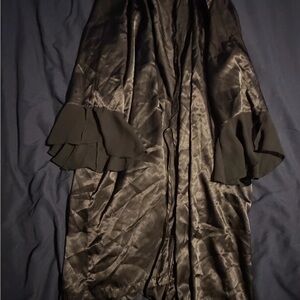 Secret Treasures Black Satin Lingerie